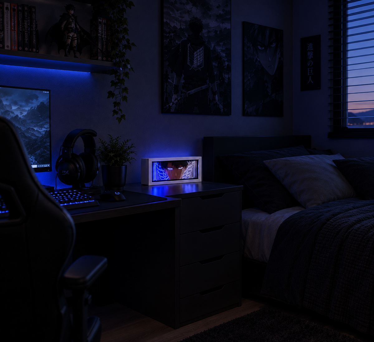 Cuadro con iluminación 3D