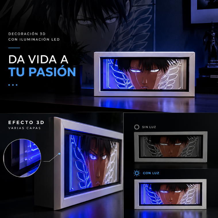 Cuadro con iluminación 3D